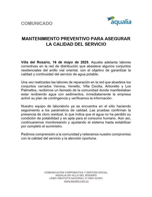 MANTENIMIENTO PREVENTIVO PARA ASEGURAR LA CALIDAD DEL SERVICIO